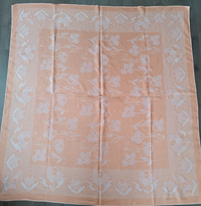 Скатерть льняная жаккардовая СССР