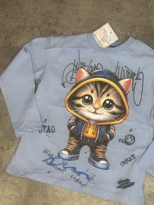 Bluzka chłopięca kot 92
