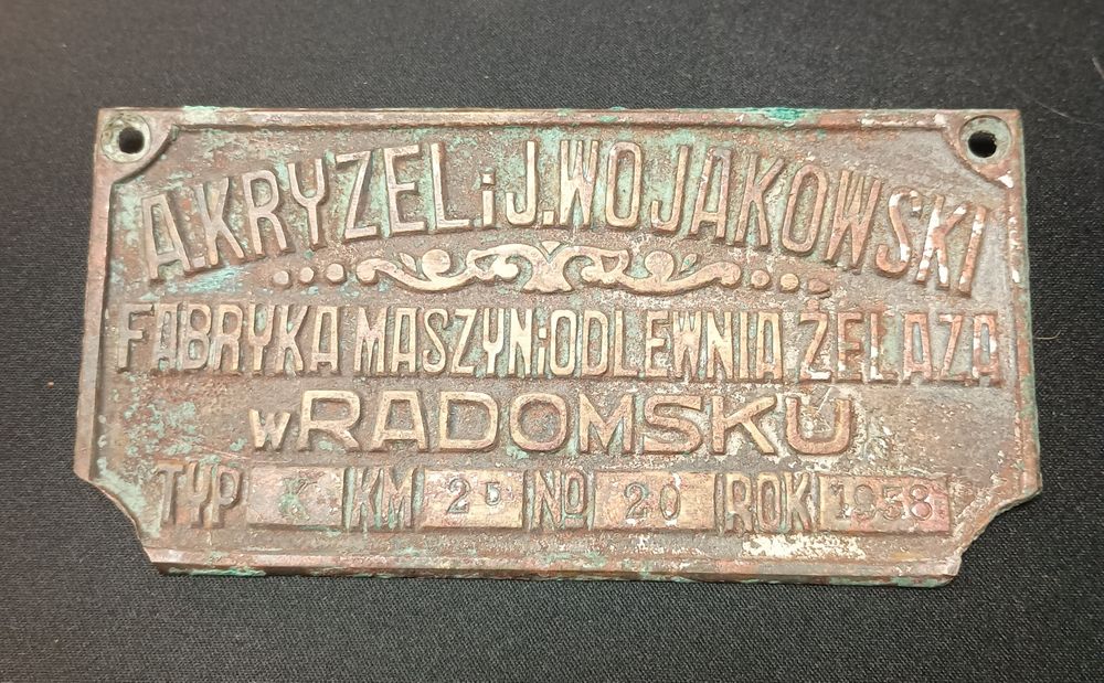 Radomsko przedwojenna tabliczka