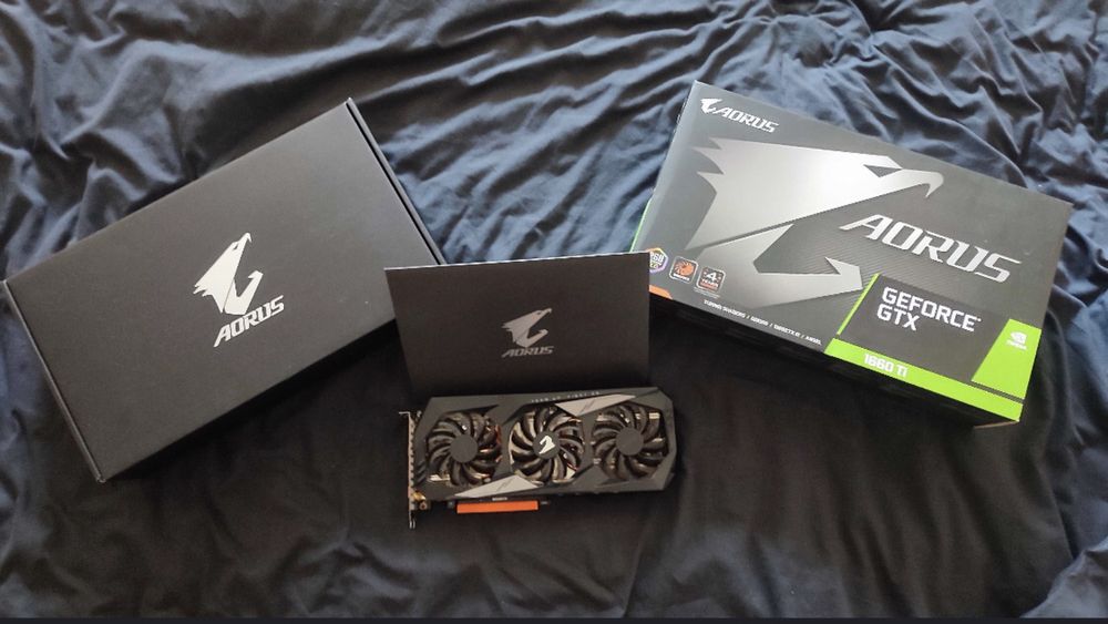 Gtx 1660ti Aorus , комплект + чек