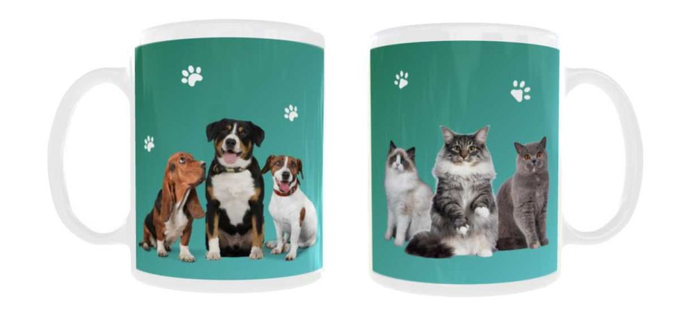 Kubek ozdobny z nadrukiem 300 ml