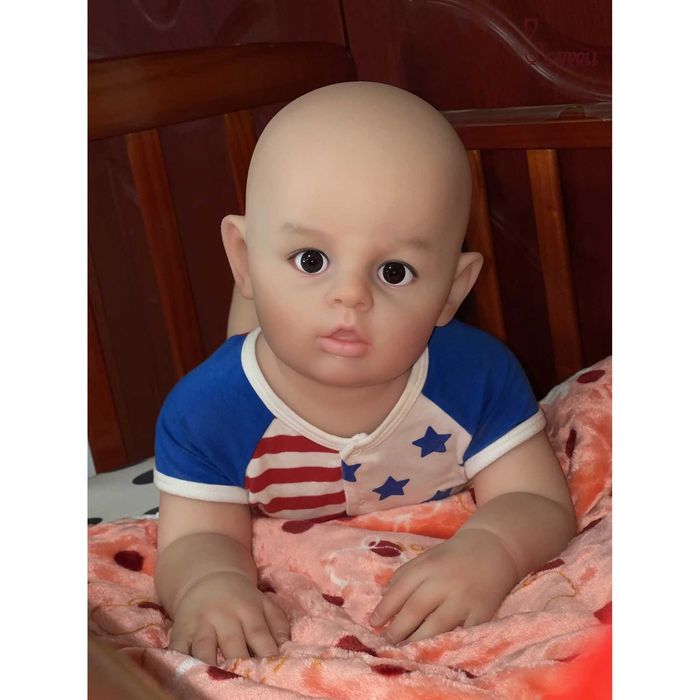 Reborn doll nenucos realistas de silicone menina e menino 42cm novas