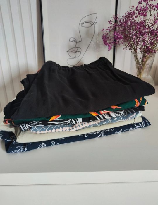Zestaw spodni na lato haremki wiskoza 100% H&M