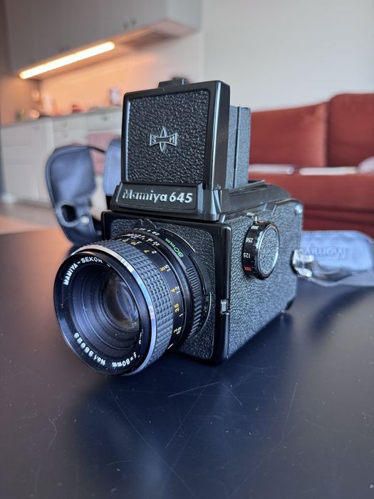 Mamiya 645 J + 2 obiektywy & świetne akcesoria! [FILMY SPRZEDANE]