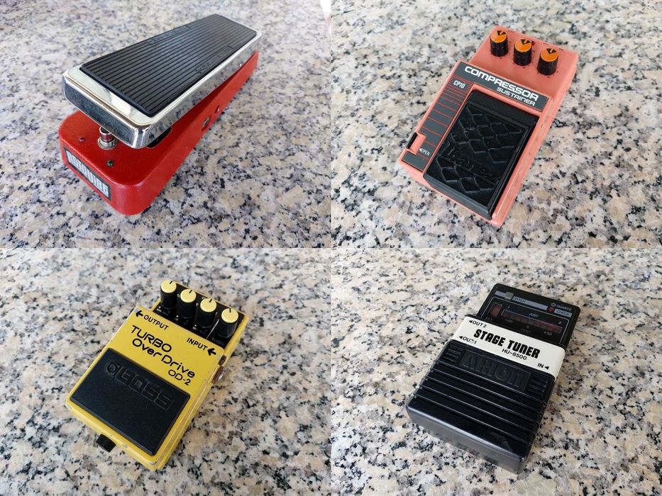 Pedais de guitarra/baixo (vários)