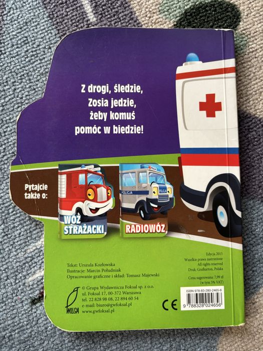 Książeczka dla dzieci „karetka”