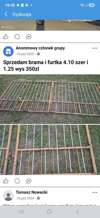 Sprzedam brama I furtka