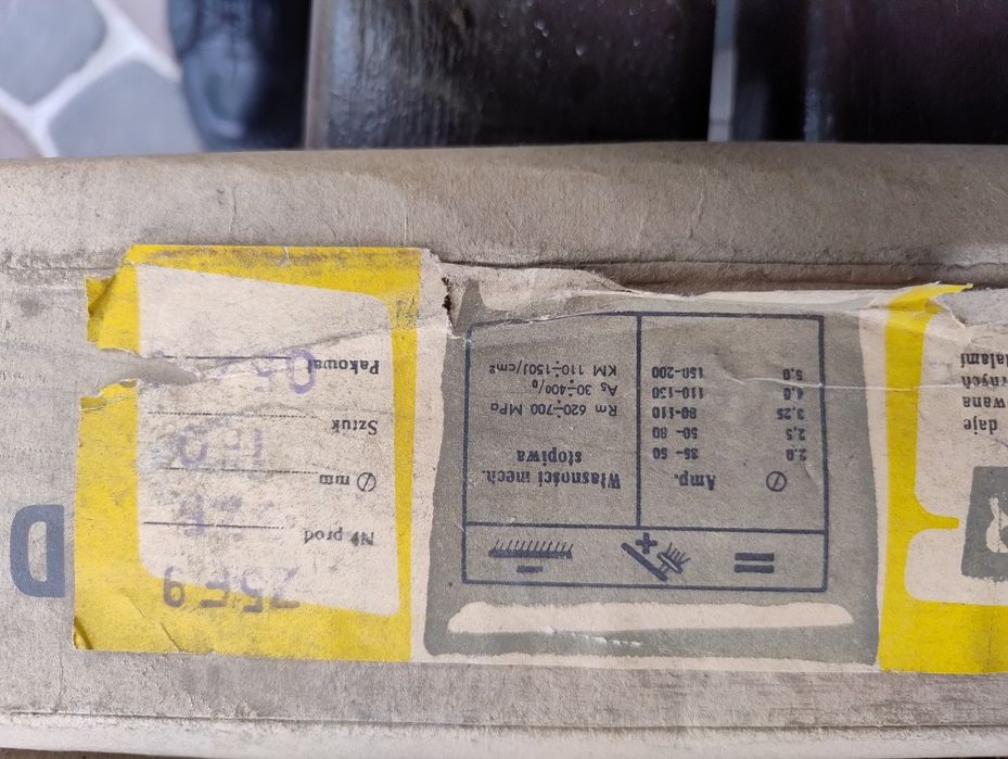 Baildon elektrody do kwasówk 11.3 kgi markowe kwasowe do stali es 18 8