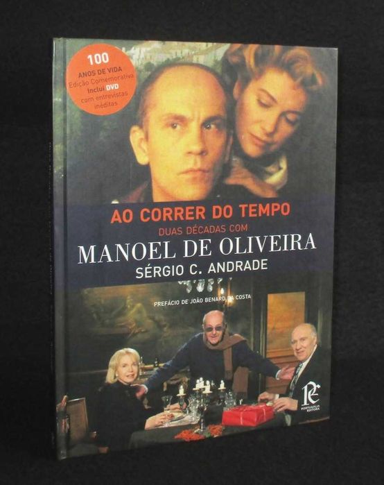 Livro Ao Correr do Tempo Duas décadas com Manoel de Oliveira DVD