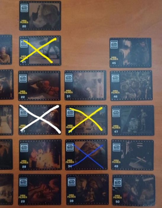 18 Mini Filmes da Star Wars Trilogy da Matutano