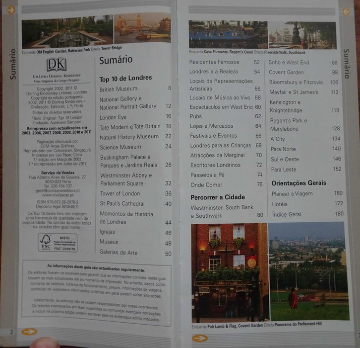 Guia American Express Top 10 - Londres