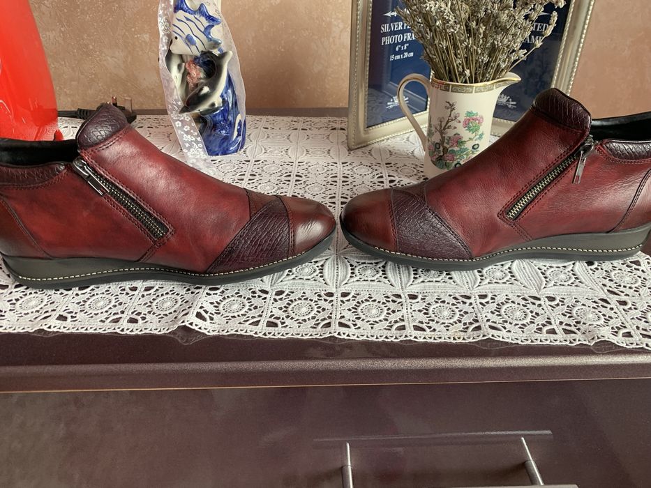 Черевички жіночі  шкіряні 38 розмір Rieker (оріг) відмінний стан