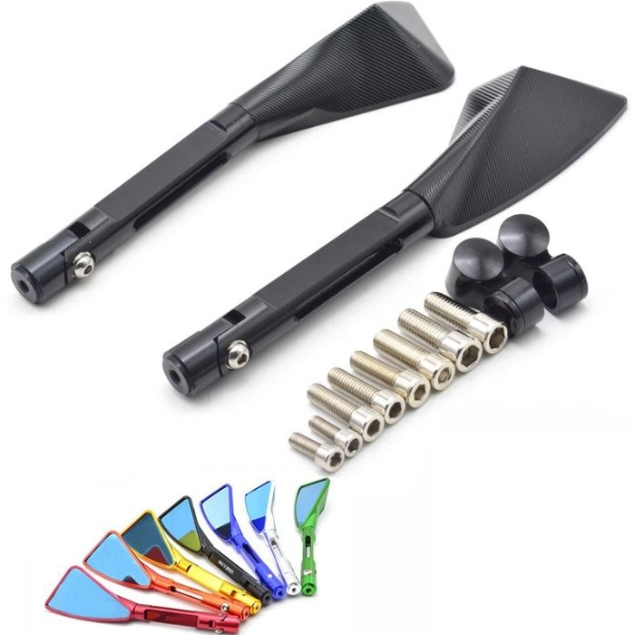 Espelhos Retrovisores Aluminio Universais Mota (Novos)