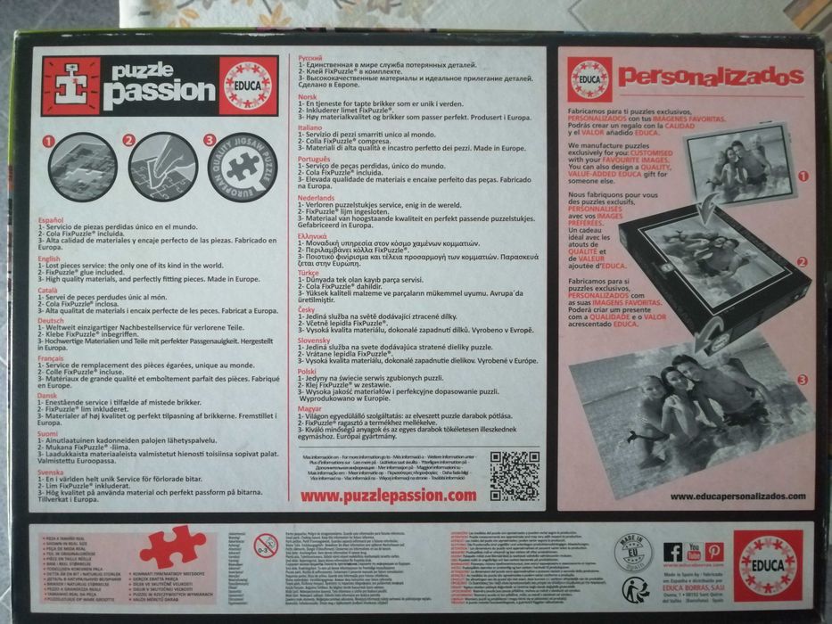 Puzzle Educa - Puzzle 1000 Peças "Momentos Partilhados" - Cães