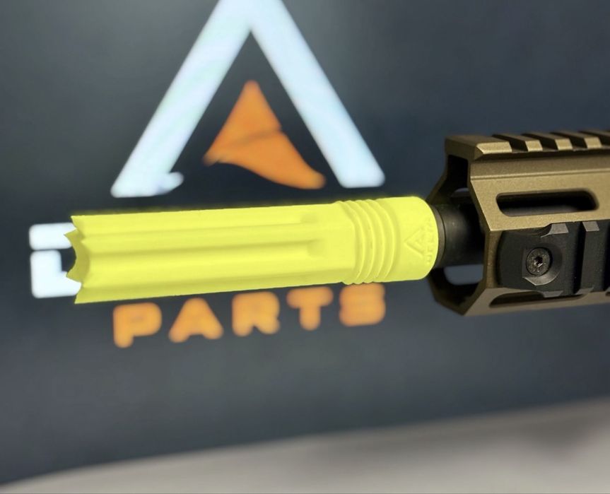 Δ-MS01 — Kit com slienciador, flash hider e capa exterior 3 configurações de uso