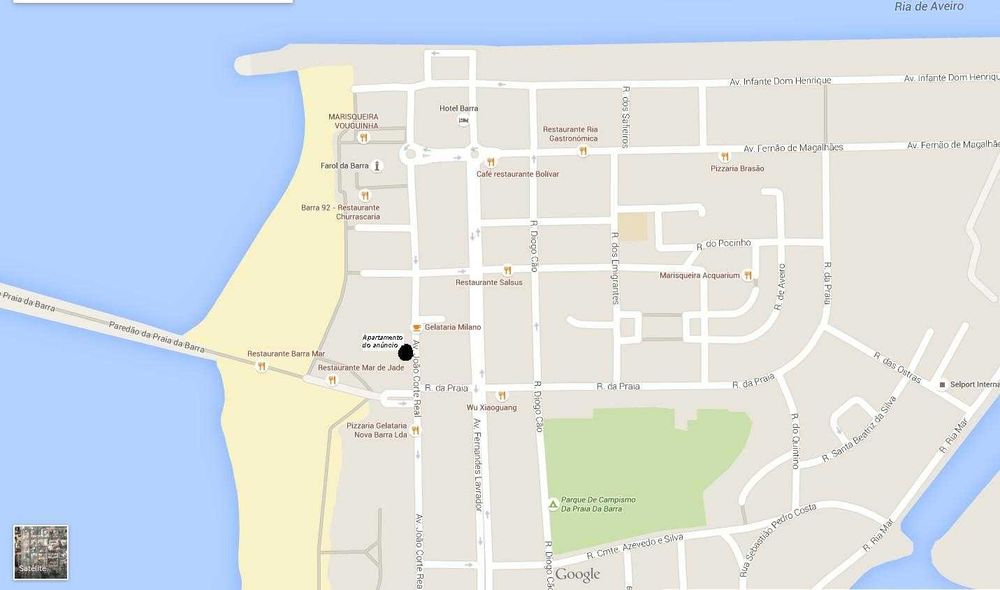 T1 Praia da Barra a 50m da praia com garagem