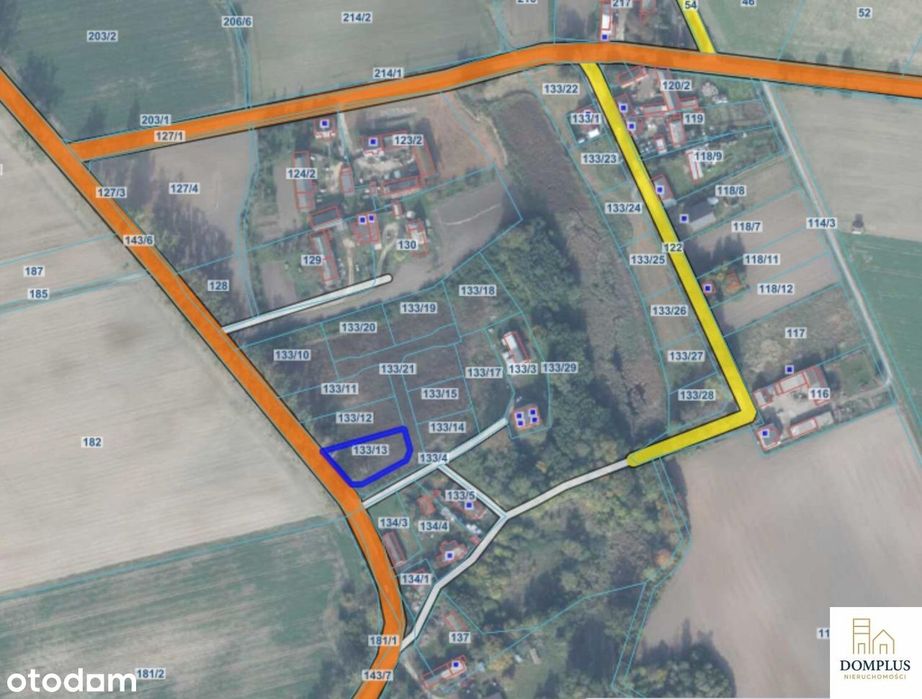 Działka 1099 m² w zielonej okolicy – Kunowo, gmina Duszniki - Więcej