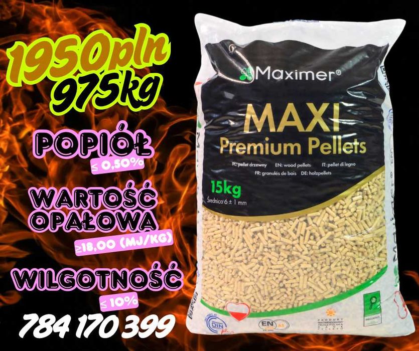 Pellet drzewny Maximer (DINplus ENplus®) Producent