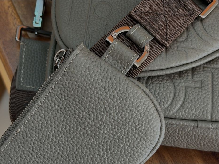 Mala Dior Saddle Triple Pouch