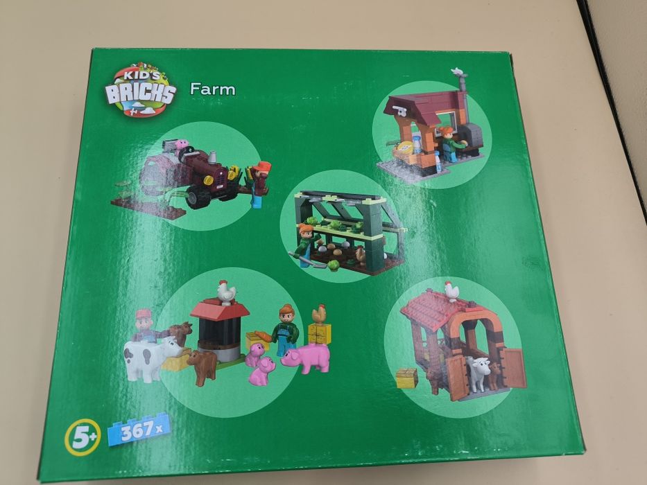 Klocki Kids Bricks farma 367 elementów
