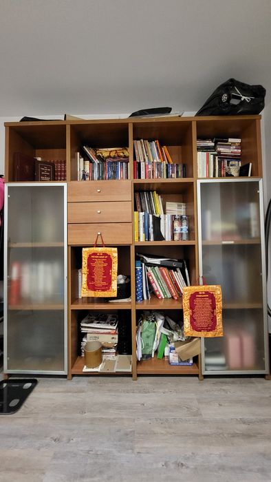 Biblioteca/livreiro madeira maciça