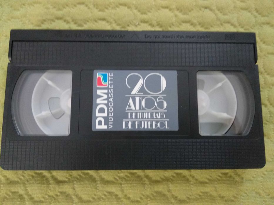 Cassete VHS "20 Anos de Mundiais de Futebol"