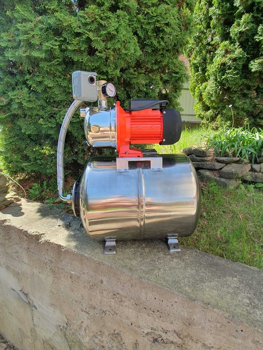 Насосна Станція 1,5 KW Нержавейка 24 L (ТІЛЬКИ ДОСТАВКА ПОШТОЮ)