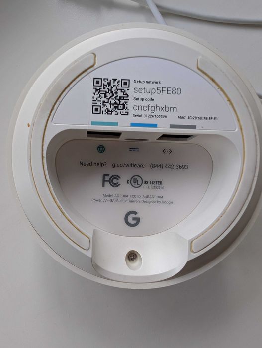 Маршрутизатор Google Wi-Fi AC-1304