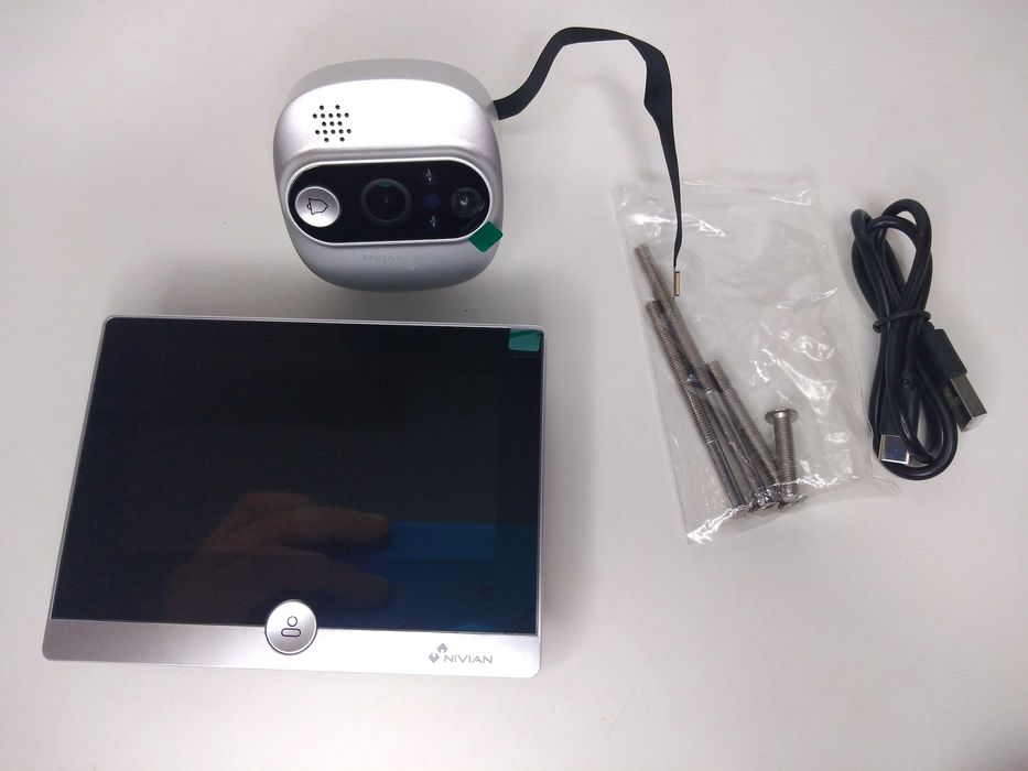 Wizjer do drzwi Kamera Cyfrowa NIVIAN-1080P, Czujnik Ruchu-NOWA!