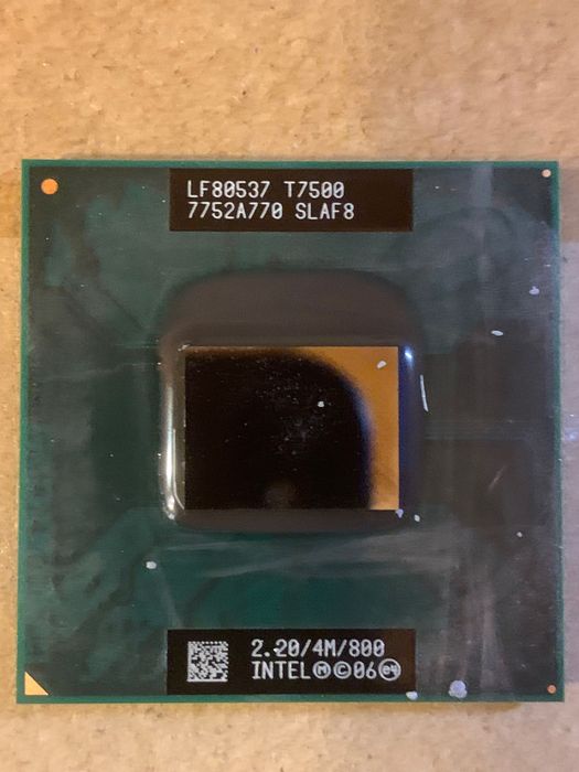 Intel core 2 duo T7500 2x2,2GHz