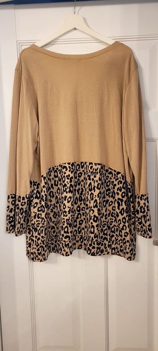 Bluzka tunika panterka jesień *2XL/3XL