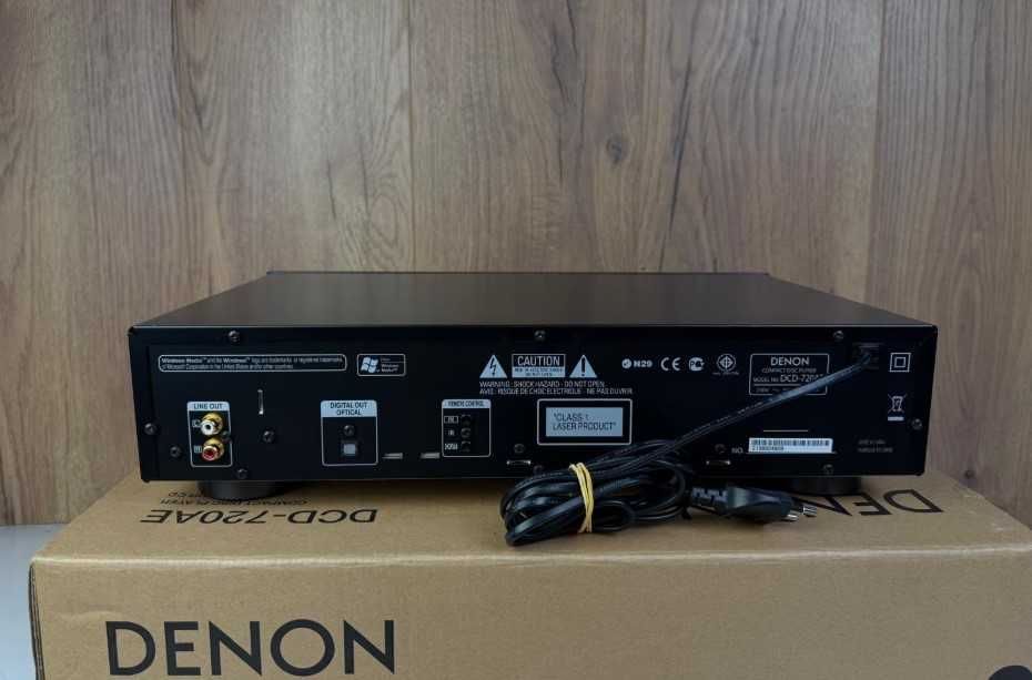 Denon DCD-720AE Leitor de CD de alta qualidade com conversor D/A.