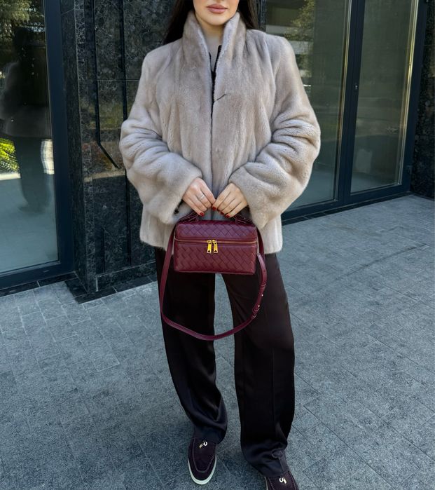 Норкова шуба люкс якості