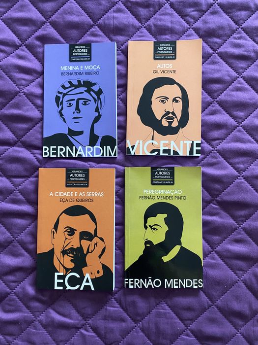4 Books from the Great Portuguese Authors Collection