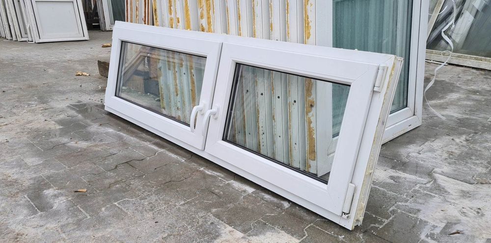 OKNA KacprzaK OKNO PCV 175X55 Używane Plastikowe Lider Okna OLX