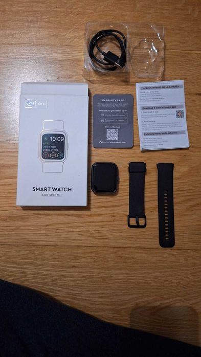 Smartwatch NOVO com Alexa e Monitorização de parâmetros de saúde