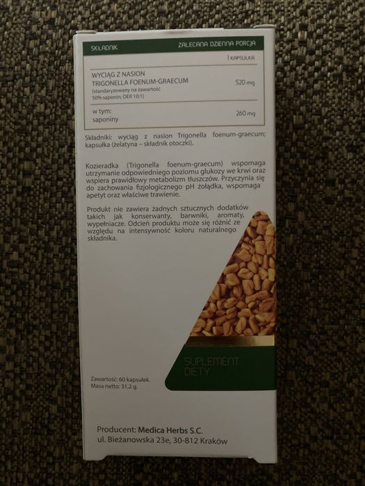 Suplement diety KOZIERADKA