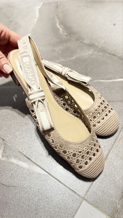 Летние открытые Балетки,сабо Dior 37-37.5