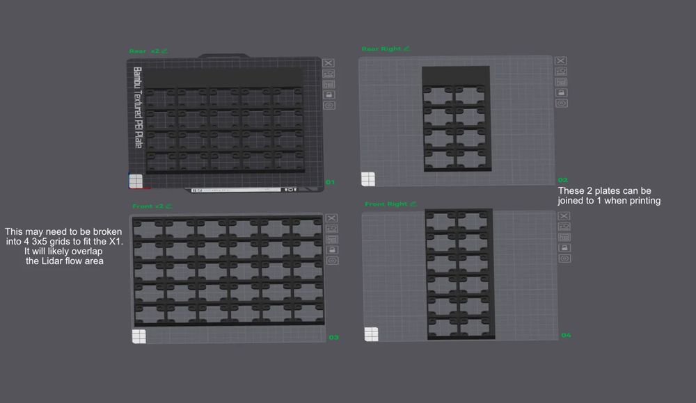 Suporte Gridfinity para Bancada Harbor Freight Yukon 48"