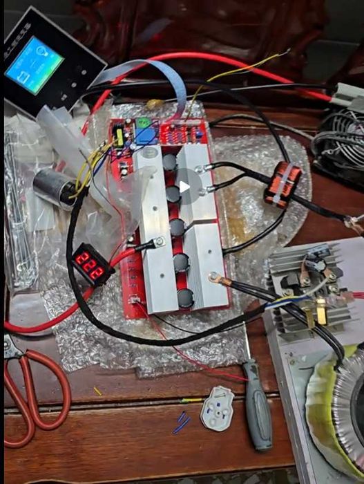 Плата Низькочастотного інвертора, Чистий синус 48-60V 7500W+ Дросель