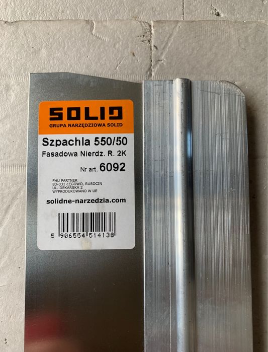 Szpachle fasadowe Solid 450, 550 mm