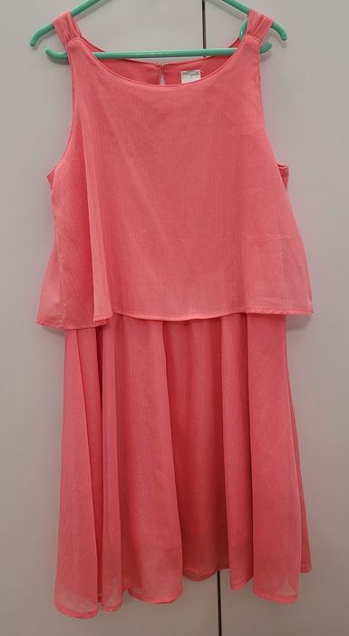 Sukienka elegancka, koralowa r 152  C&A