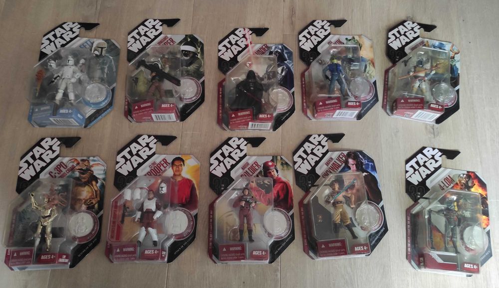 Figurki Figurka STAR WARS Gwiezdne Wojny CAŁA KOLEKCJA 2007rok