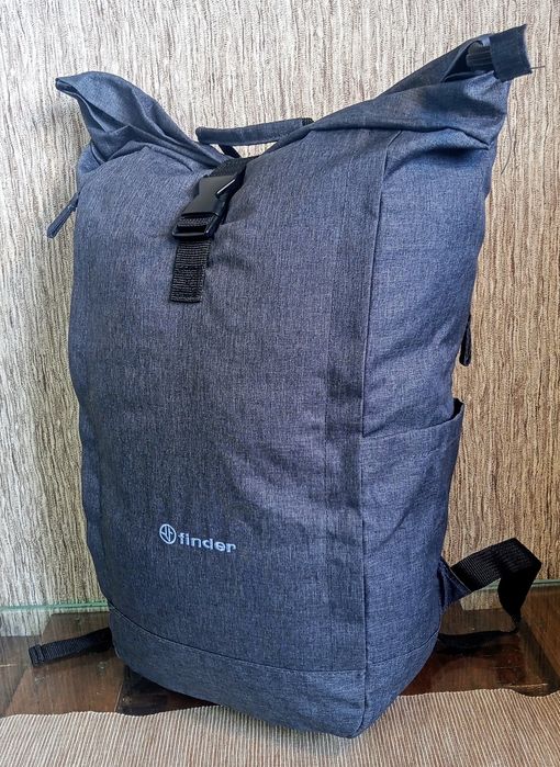 Plecak z miescem na laptopa typu Roll-top HALFAR z logo Finder