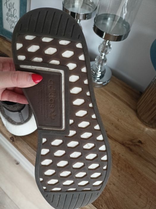Buty adidas NMDC2 45 i 1/3 filcowe brązowe