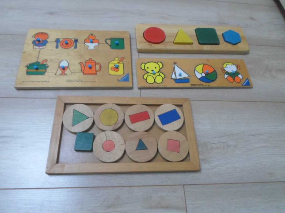 Puzzle drewniane- 9 sztuk