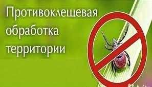 Уничтожение  КЛЕЩЕЙ на открытой территории( (акарицидная обработка)