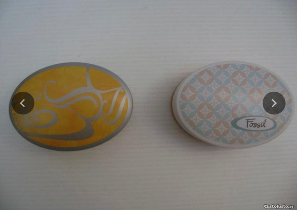 2 Caixas para aneis da Fossil - NOVAS !