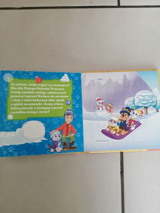 Książka z puzzlami Paw Patrol
