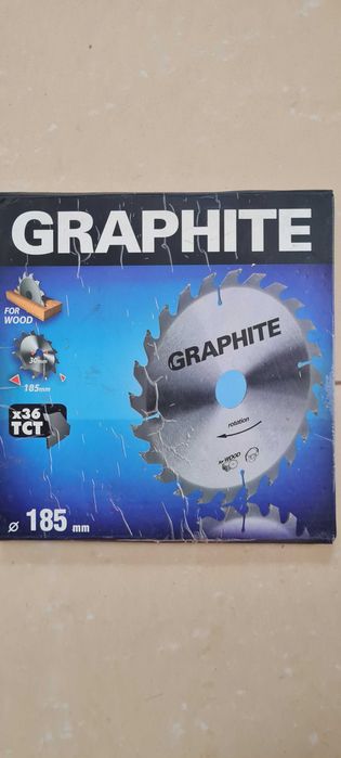 Piły tarczowe Graphite 185mm średnicy 36 zębów 3 szt.